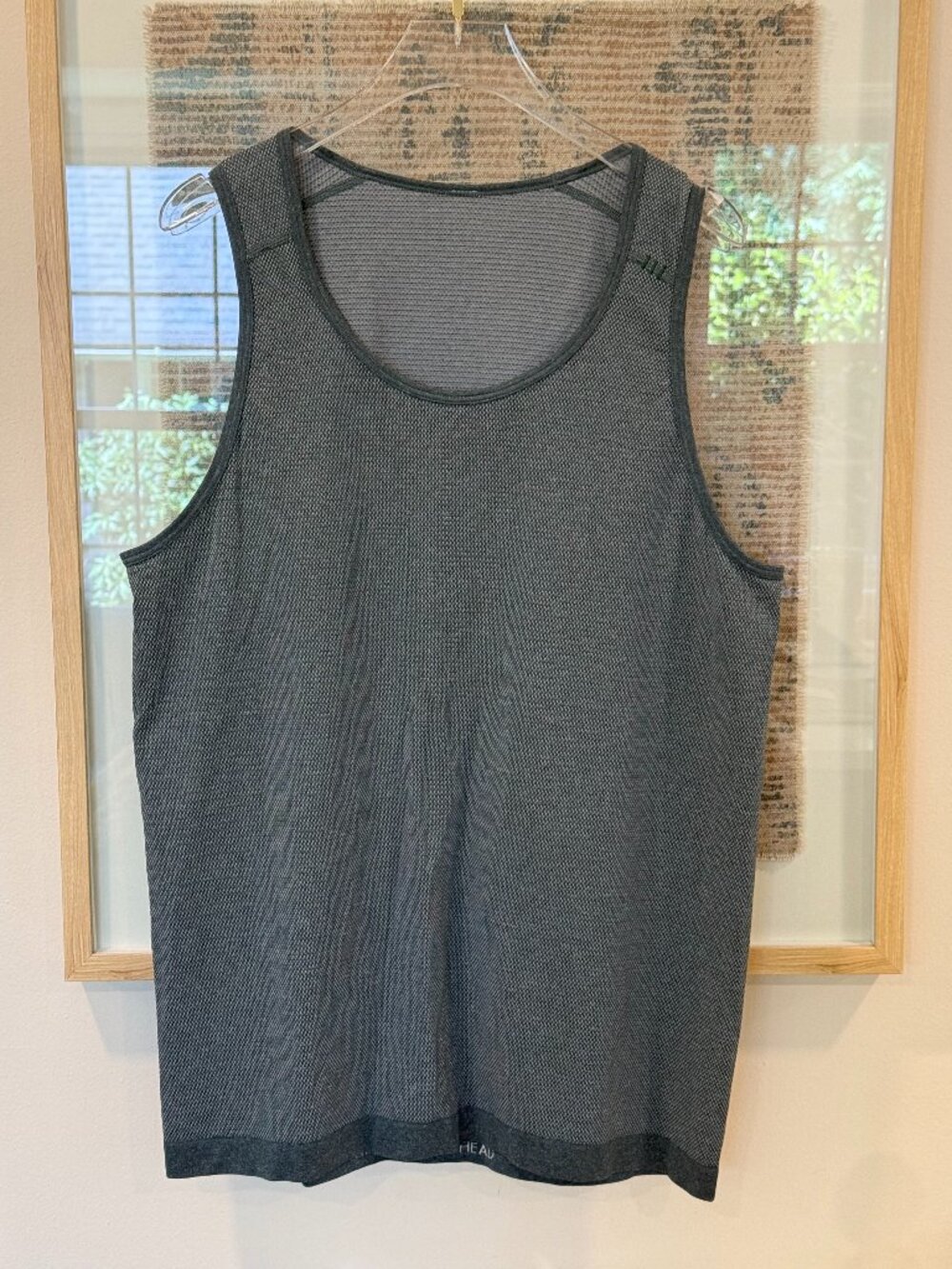 *Lululemon Mens Tank Top Size Medium Heather Green